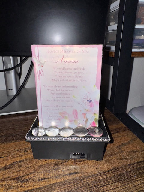 Custom Memorial Fountain